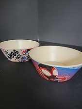 Zak Designs  Two 2  MARVEL SPIDEY  HIS FRIENDS  22 Oz. Melamine Bowls