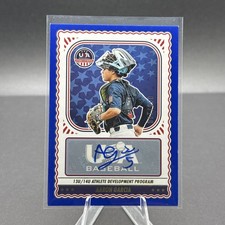 2024 Aaron Garcia Panini USA Stars And Stripes Blue AUTO /100 Rookie