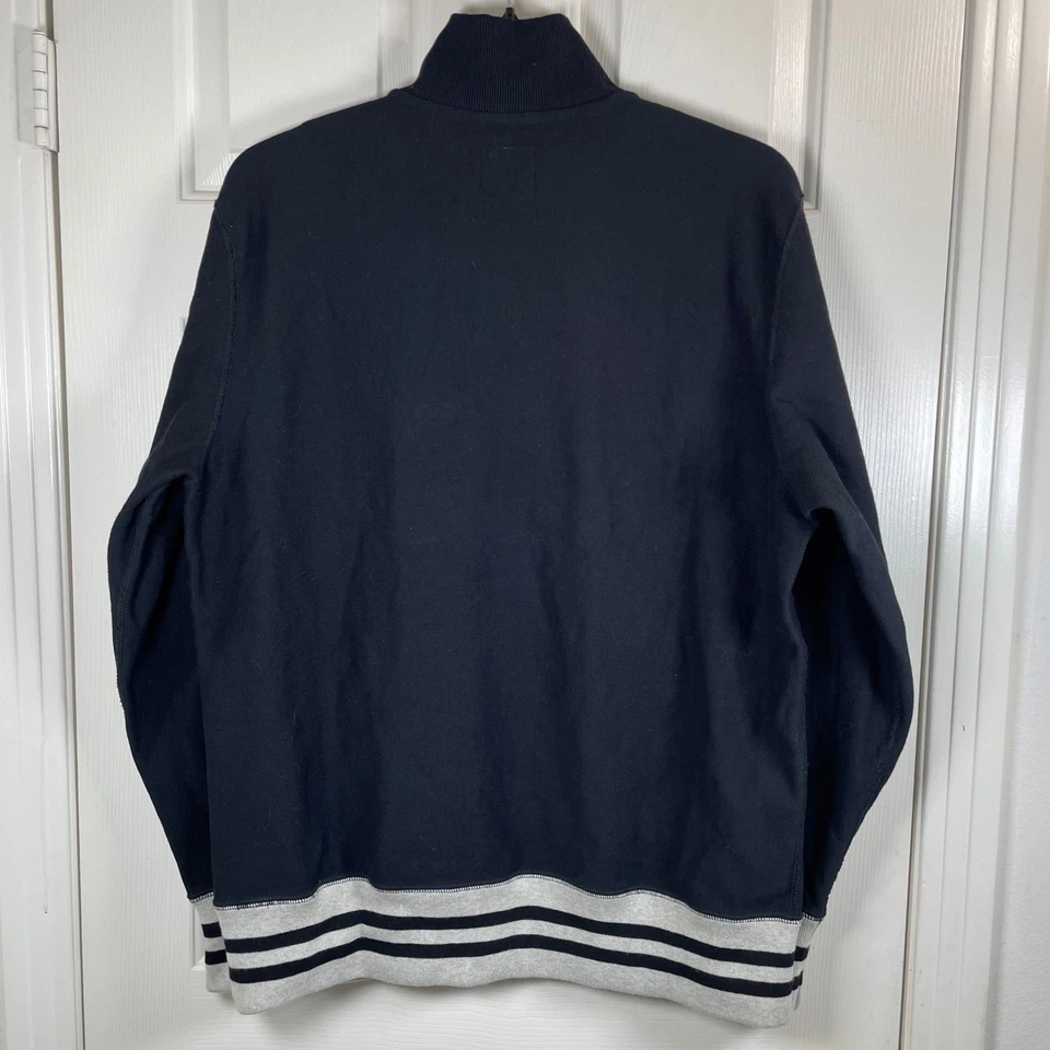 Champion Todd Snyder Para Hombres XL Pullover Sudadera Negra Cuarto Cremallera Atlética Usada en Excelente Condición Foto 4 de 4