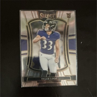 Panini 2025 Select Tyler Loop Baltimore Ravens #161 Premier Level NFL Card