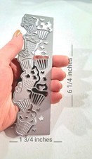 Cupcake Card Frame Metal Cutting Dies Scrapbooking Card Making Supplies