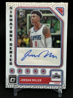 2023-24 Panini Donruss Optic Signature Jordan Miller #SS-MIR Auto LA Clippers