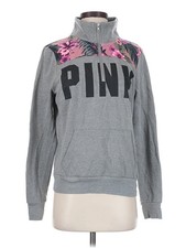 Victoria's Secret Pink Women Gray Sweatshirt S