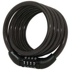 Combination Cable Lock, 6mm , 4-Ft.