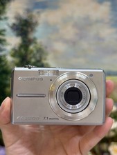 Used Olympus FE-220D Silver Digital Camera 1Pc Compact Point Shoot