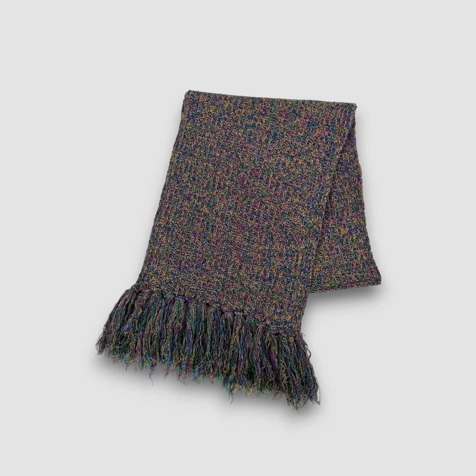 Vintage Missoni Wool Scarf Classic Knitted Winter Warmer Muffler Neck Scarves - Image 3 of 4