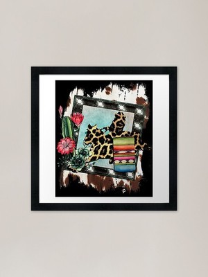 Fassrennen Gepard Druck gerahmt gerahmt Wandbild Poster Leinwanddruck Bild