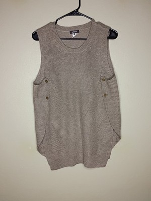 kerisma Sweater Tank Size S/M Taupe Lagen lock Layering Minimalist Knitwear 