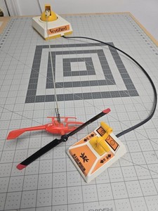 VTG 1971 VertiBird Mattel Flying Helecopter Helicopter Toy Made In USA