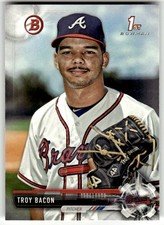 2017 Bowman Draft #BD-93 Troy Bacon 1st Atlanta Braves Baseball