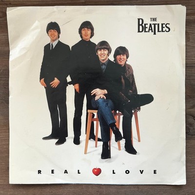 HEAR Beatles 45 Real Love / Baby's In Black picture sleeve anthology EX