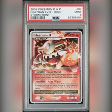 Pokemon TCG Heatran LV.X holo 97/100 D&P Stormfront 2008 MINT PSA 9 on eBay