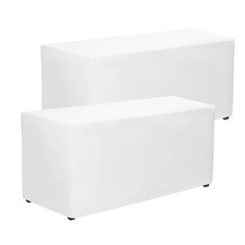 Fitted Tablecloth, 2 Pack Table Clothes for 8 FT Rectangle Table, 96x30 Inch...