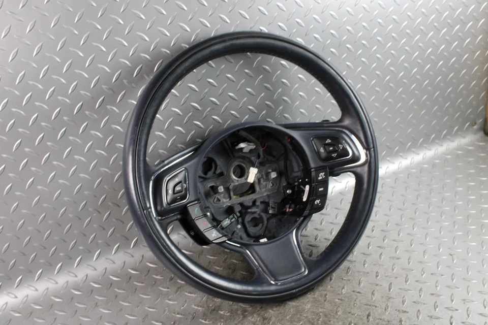 11-13 Jaguar XJ Blue Leather Driver Column Steering Wheel W/ Controls OEM OE WTY Foto 3 de 4