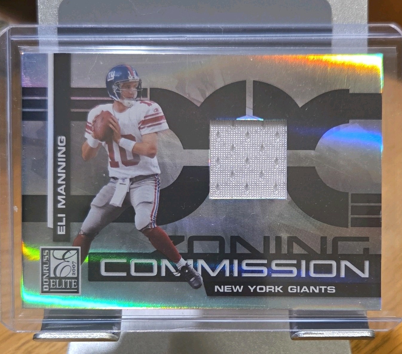 Donruss Elite 2007 Eli Manning New York Giants Zoning Commission (MEM) /175