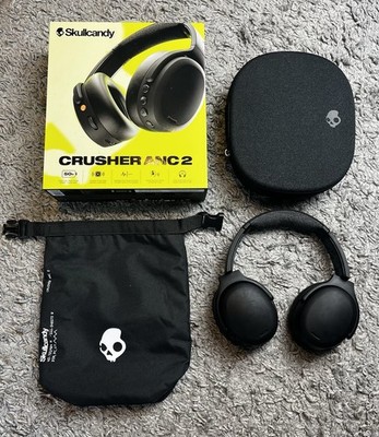 Skullcandy Crusher ANC 2, Schwarz, Bluetooth, Kabelloser Over-Ear Kopfhörer