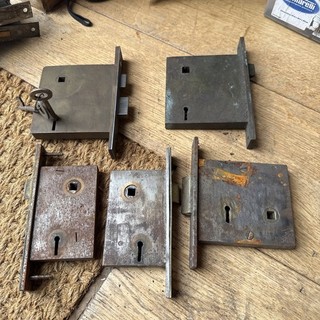 5 Antique Mortise Locks