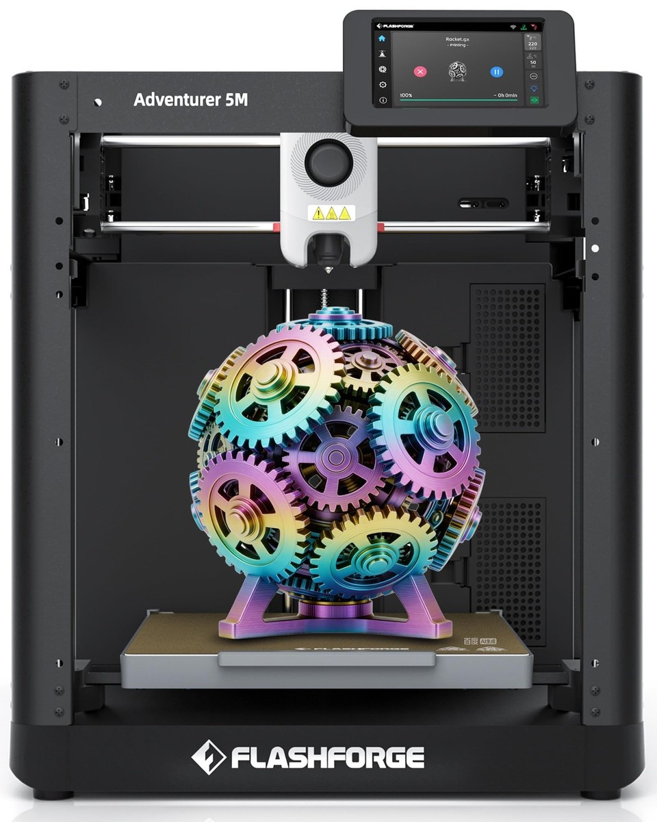 FLASHFORGE Adventurer 5M 3D Printer,600mm/s Max Speed Core XY 3D