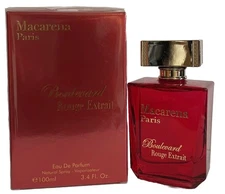 Boulevard Rouge Extrait By Macarena Paris 3.4oz Edp Spray.