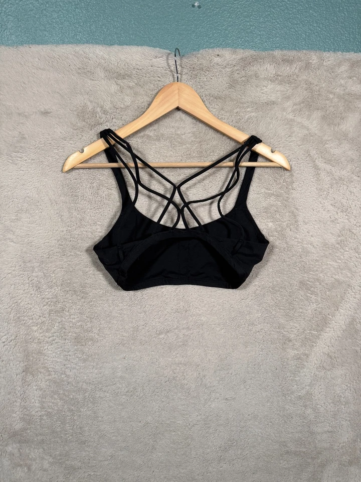 Lululemon Free to Be Bra Wild Strappy Back Black Women’s Size 6 - Image 4 of 4