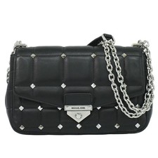 Borsa a tracolla MICHAEL KORS SoHo in pelle con borchie nera argento