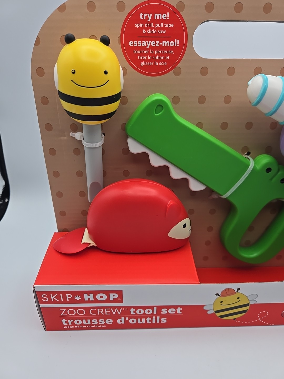 SKIP HOP Zoo Crew Tool Set 4 Pieces Ages 2+ Brand NEW Baby Toddler Pretend Play!