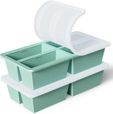 Silicone Freezer Tray for Sauce Cube: FDDAI Super Prep Freezing Green 