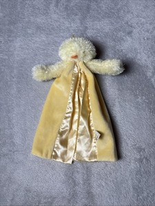 Bunnies By the Bay Yellow Duck Chick Lovey Satin Trim Duckling Security Blanket