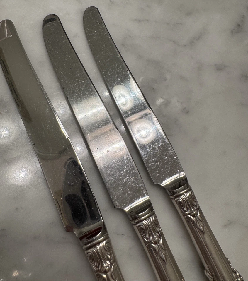 Sir Christopher by WALLACE Sterling Silver Knives — Set Of 3 - Image 4 of 4