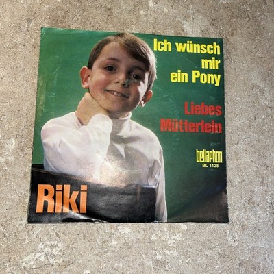 Riki Ich Wünsch Mir Ein Pony 45 Vinyl BL 1128