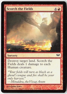 Magic Scorch the Fields Dark Ascension [DKA - 103] NM Common