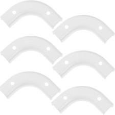 6PCS Elbow Conduit Bend Clip 90 Degree Pipe Clips for 3/8inch Tubing PE Pipe