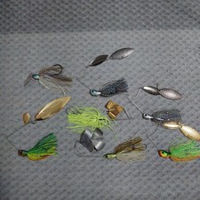 Evergreen Spinnerbait Buzzbait Chatter Set Fishing Lures, Excellent Condition