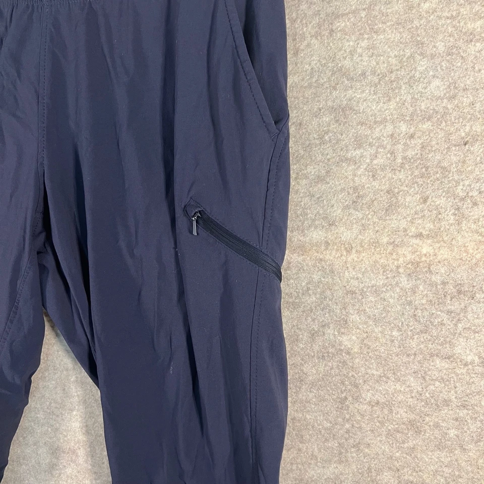 Pantalones de senderismo Mountain Hardwear pequeños gris oscuro bolsillos elásticos en la cintura para mujer Foto 3 de 4