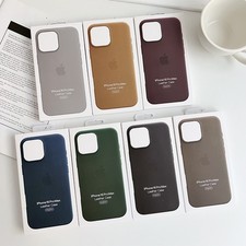 Original Leather Phone Case With Magsafe For iphone 16 Pro Max 16 Pus 16 Pro 16