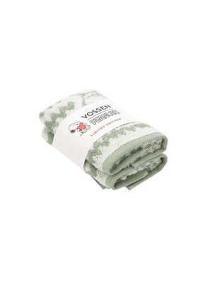 Vossen 2er Pack Gästehandtuch Charlie Brown 30 x 50 cm Grün|Grey|Schw|Beige