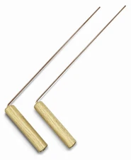 Copper Dowsing Rods - Wooden Handle - 2PCS Divining Rods - Detect Water, Meta