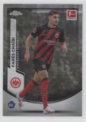 2023 Topps Chrome Bundesliga Refractor Fares Chaibi Farès Chaïbi Rookie RC 04ae