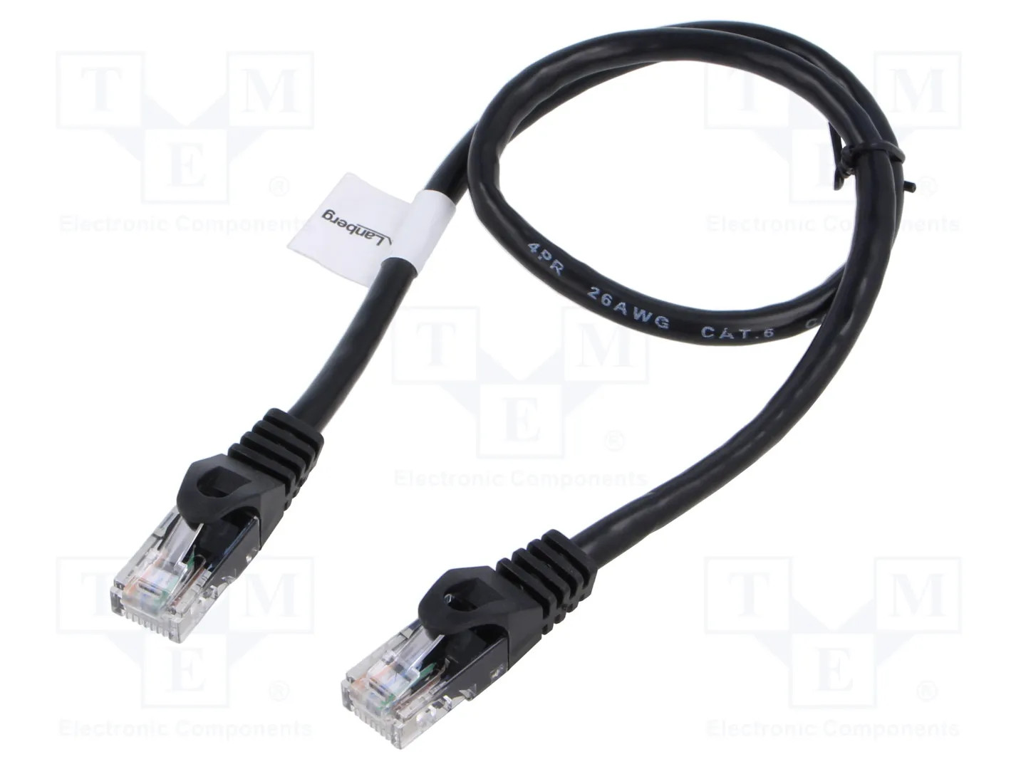 2 pièces LANBERG PCU6-10CC-0050-BK Patch cord