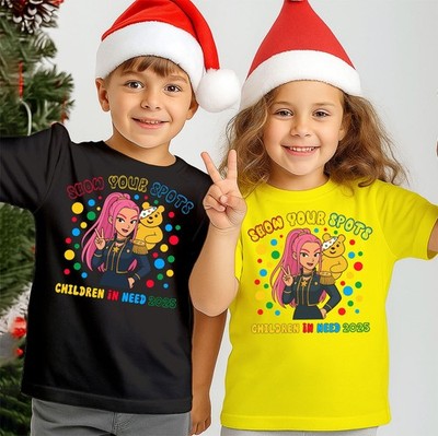 PB6 - Pudsey Bear Children In Need 2025 T-Shirt (10% Spende geht an CHARITY)