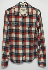 Abercrombie Fitch Long Sleeve Button Up Shirt Men's Small