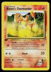 Pokemon Card - Blaine's Charmander Gym Heroes 61/132 Common 1st Edition