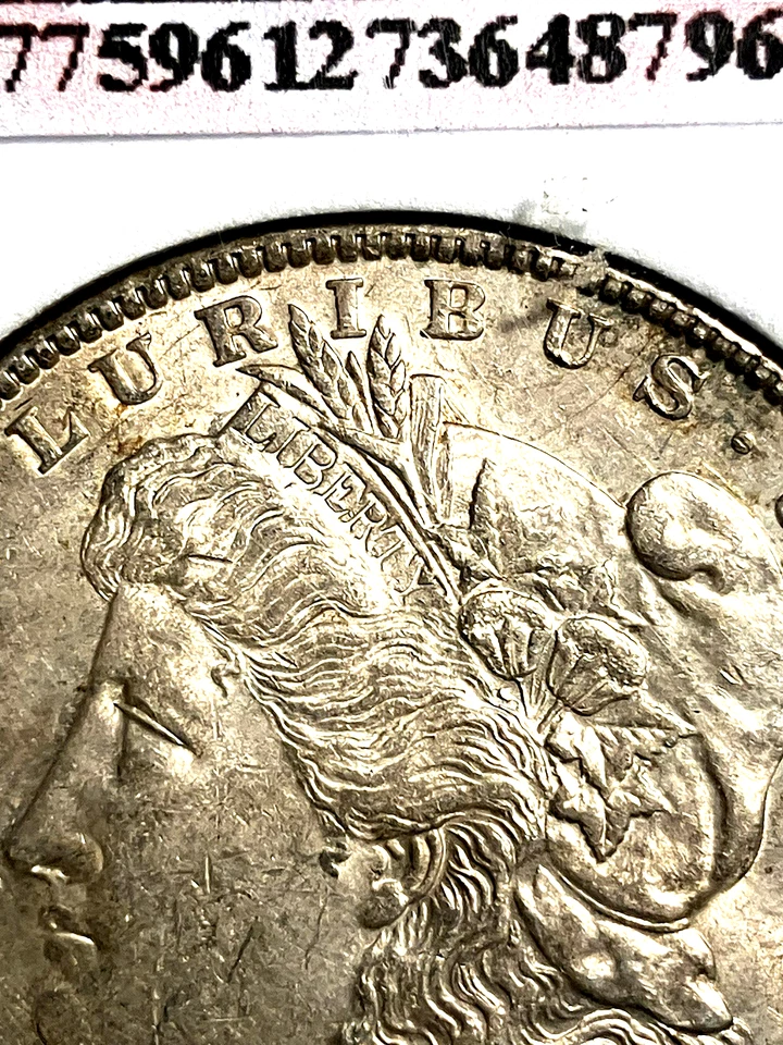 1898, Morgan Silver Dollar, 1$, Certified, Phil Mint, see Photos 4 Graded Info - Image 4 of 4