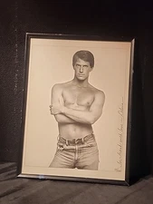 Vintage Calvin Klein Singed Photo