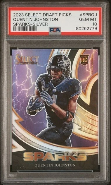 Quentin Johnston Panini Select Draft Picks Sparks #SPRQJ Silver