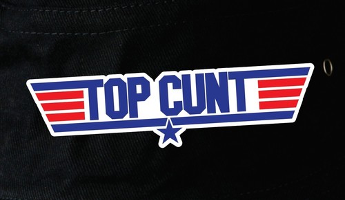 TOP C#NT FUNNY STUBBY COOLER + FREE CAR STICKER 210mm X 50mm UTE 4X4 JDM - Picture 5 of 8