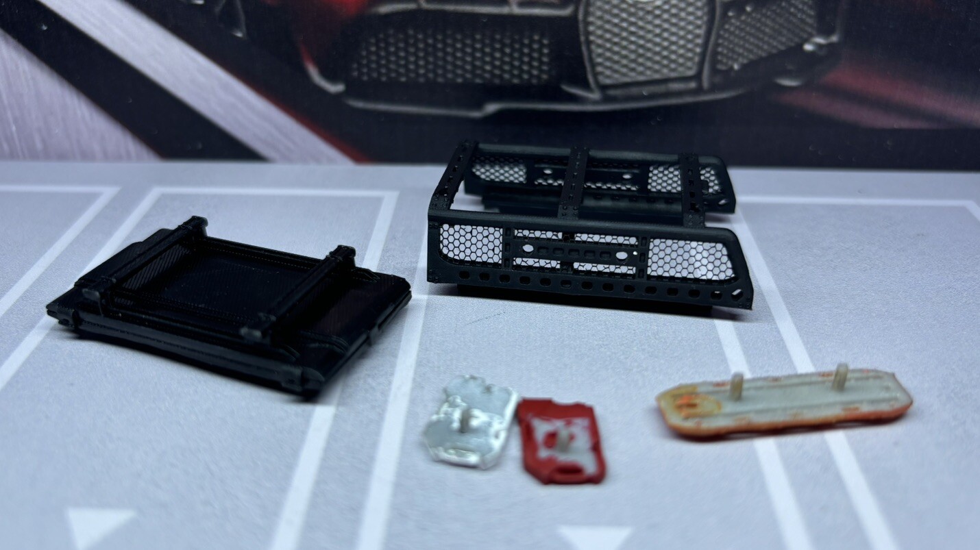 3D Printed Truck Off Road topper   1/64  For Greenlight 3500HD Denali Sierra