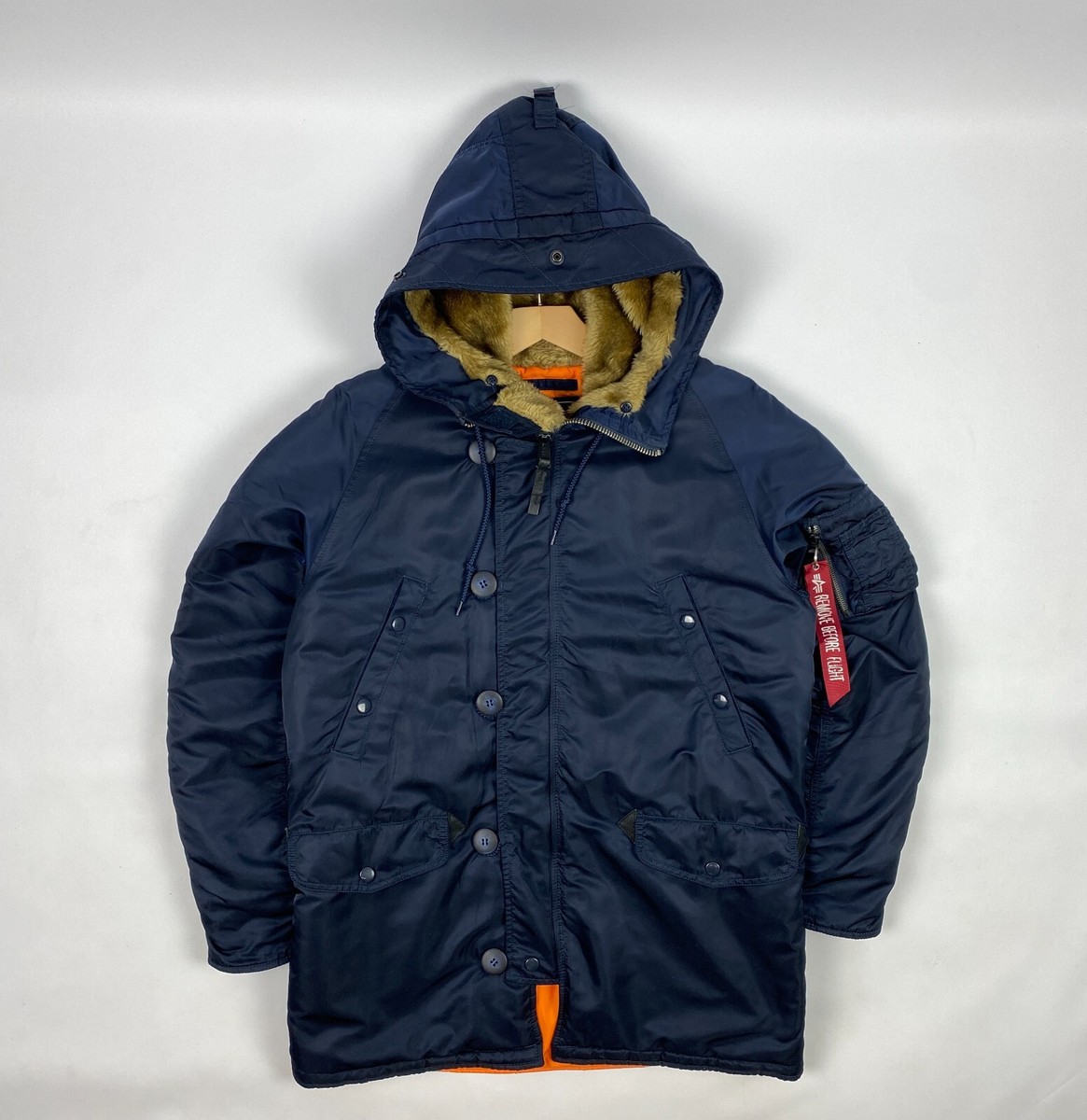 【USA製】type N-3B ALPHA（S） Men`s ALPHA INDUSTRIES EXTREME COLD WEATHER PARKA TYPE N-3B SIZE M