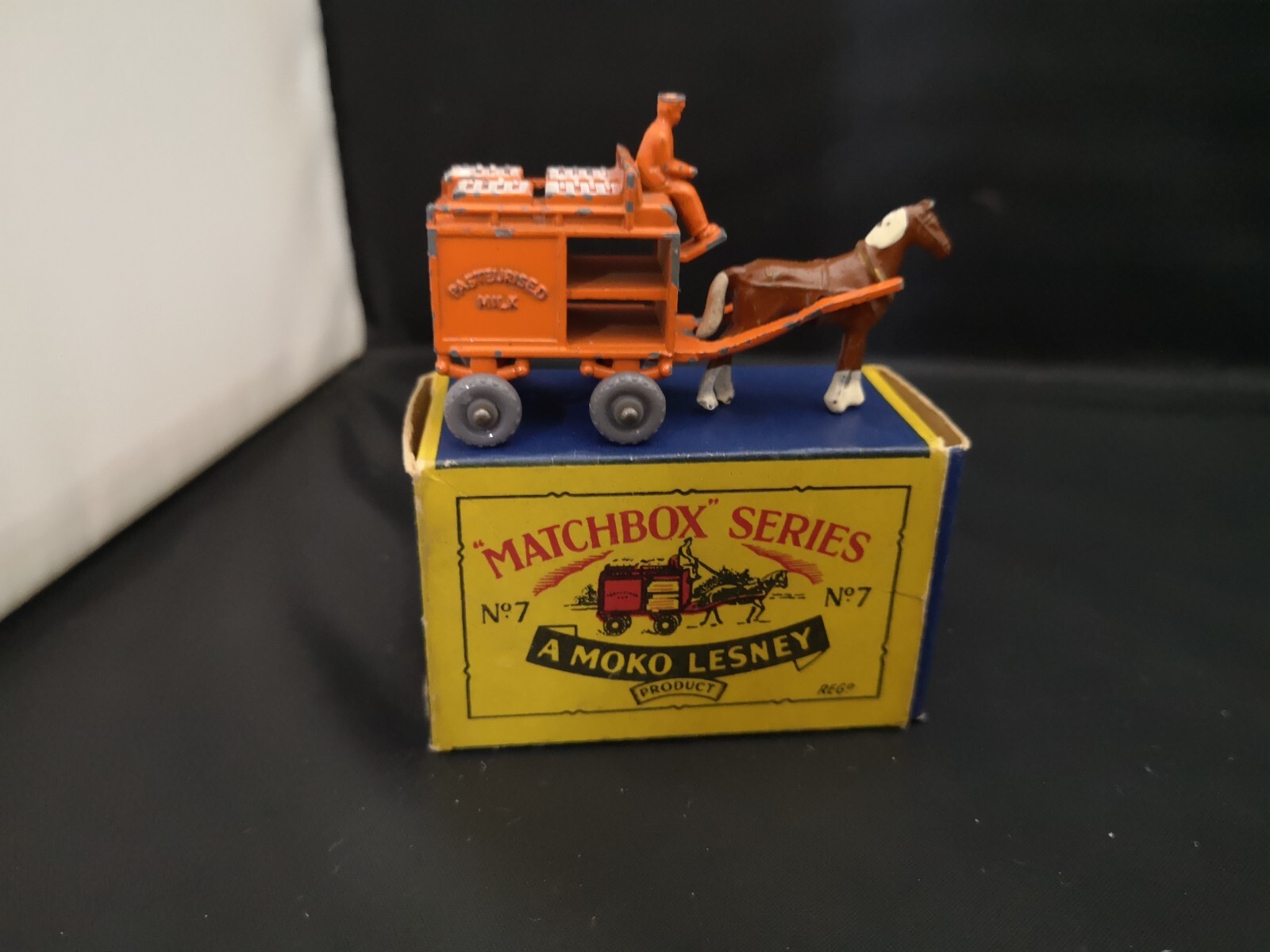 Matchbox 7a, Horse Drawn Milk Float - Free Price Guide & Review