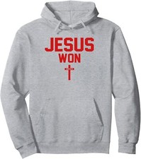 Jesus Won Just Here To Give God Glory Ohio Pride Cool Unisex Hooded Sweatshirt